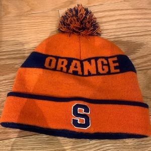 Syracuse Orange Beanie with Pom Pom